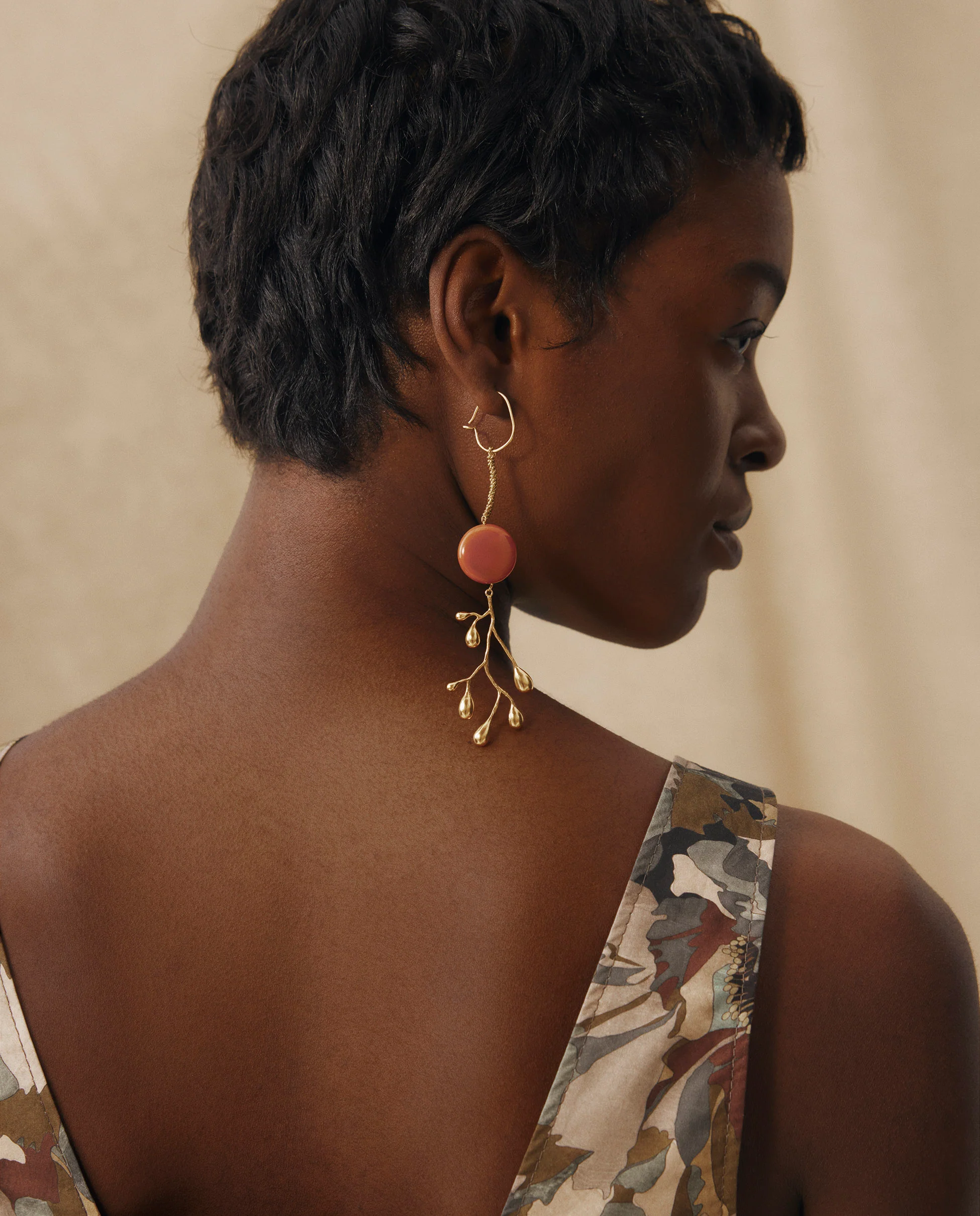 BRANCHEEN | Gold-Plated Drop Earrings - Image 2